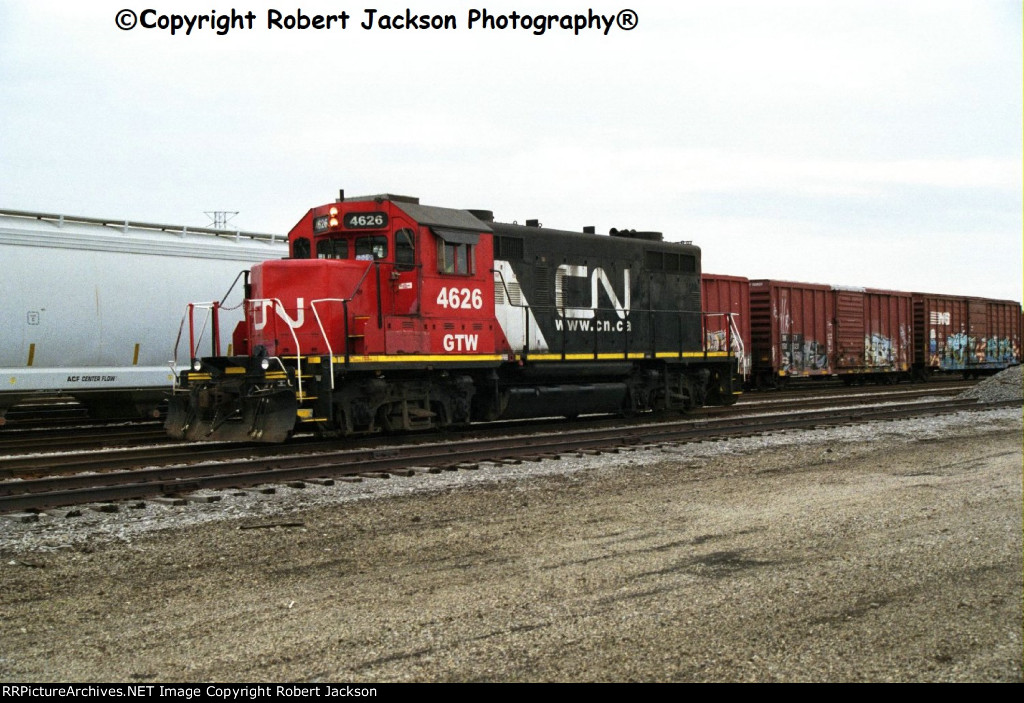 GTW 4633 at Port Huron, MI train yard